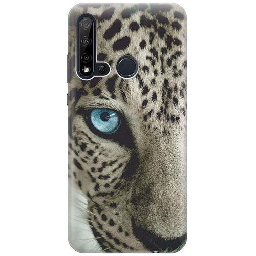 фото Re:paчехол - накладка artcolor для huawei nova 5i / p20 lite (2019) с принтом "голубой глаз"