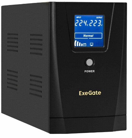 Блок бесперебойного питания ExeGate SpecialPro Smart 2000ВА/1200Вт EX292630RUS black
