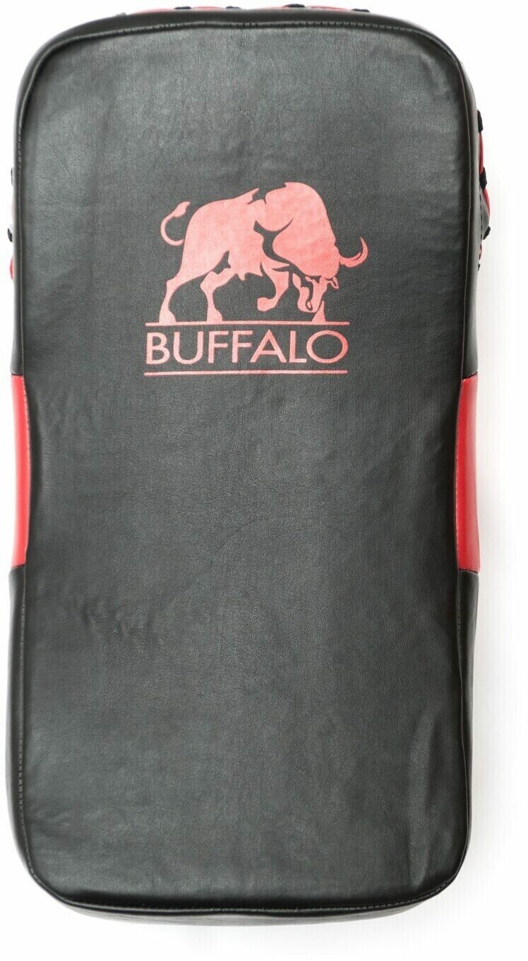 Пэды для тайского бокса Buffalo (макивары) из ПУ Black/Red