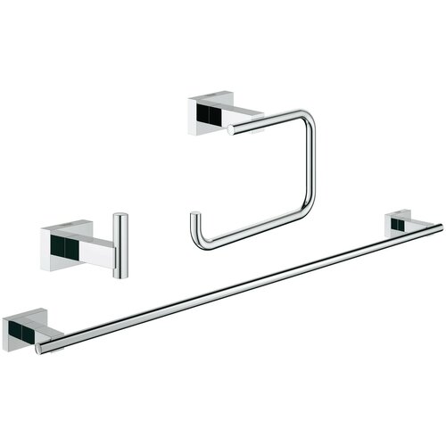 GROHE Набор аксессуаров GROHE Essentials Cube (3 предмета), хром (40777001)