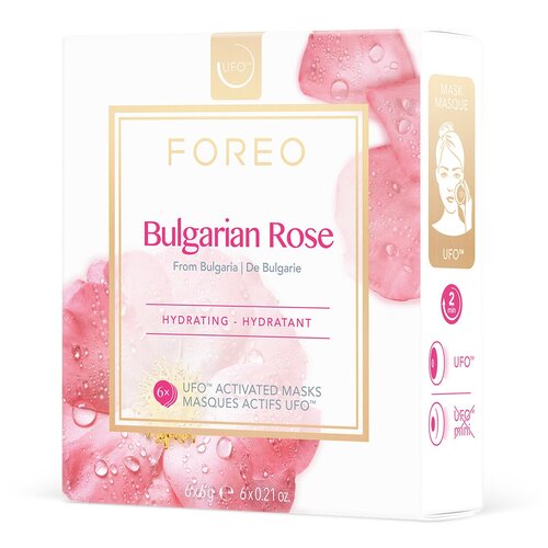 FOREO Bulgarian Rose Маска, активированная UFO, 6 г, 36 мл foreo manuka honey маска активированная ufo 6 г 6 мл