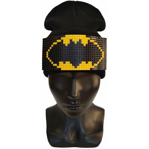 фото Шапка , размер 44-58, черный нет бренда