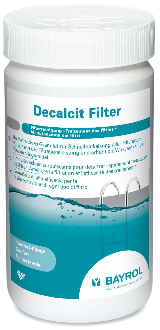Decalcit Filter. Декальцит Фильтр (1кг) Bayrol - фотография № 1