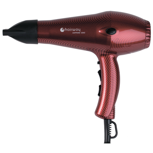 Фен Hairway 03039, красный фен для волос tiziano bab6310e 6310re 2100w 2 насадки