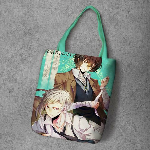фото Сумка шоппер anime dakimakura, фактура рельефная, мультиколор