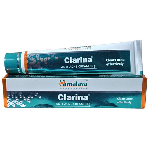Купить CLARINA Anti-Acne Cream Himalaya (Кларина, крем от прыщей и угревой сыпи, Хималая), 30 г., Himalaya Herbals