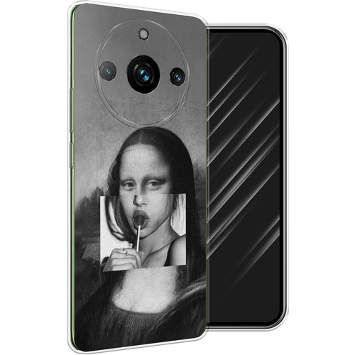 Силиконовый чехол на Realme 11 Pro / Реалми 11 Про Mona Lisa sucking lollipop силиконовый чехол на realme 7 pro реалми 7 про mona lisa sucking lollipop