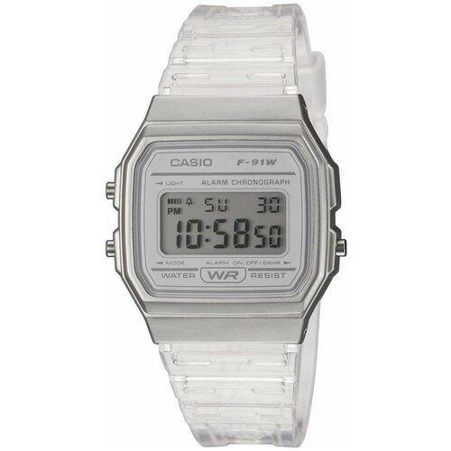 фото Наручные часы casio collection наручные часы casio collection f-91ws-7ef, серый, серебряный