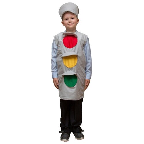 фото Карнавальный костюм фабрика бока светофор в шляпе детский