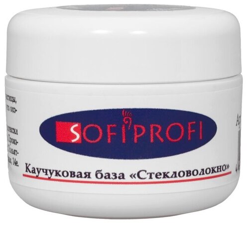 Sofiprofi Базовое покрытие Каучуковая база стекловолокно, бесцветный, 50 мл