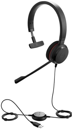 Гарнитура Jabra EVOLVE 20 UC Mono (черный)