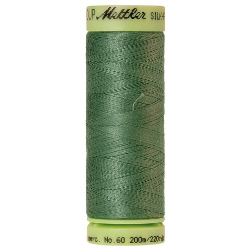 Нить для машинного квилтинга SILK-FINISH COTTON 60, 200 м 100% хлопок 0646 Palm Leaf ( 9240-0646 ) 90cm tropial palm tree large artificial plants fake monstera silk palm leaves big fan leaf for home floor room garden xmas decor