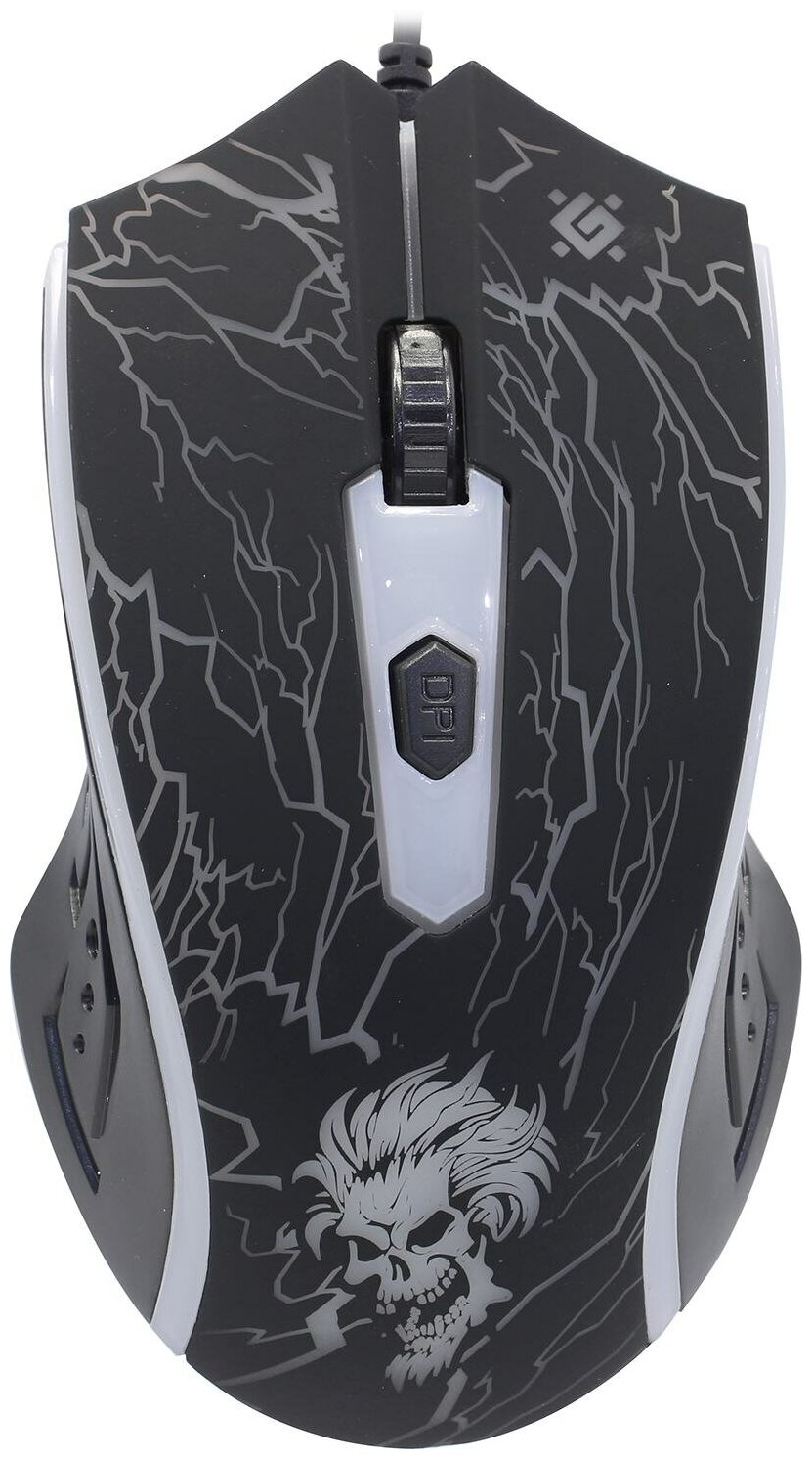 Мышь проводная Defender Thunderbolt GM-925, 7200 dpi, USB, черный (52925)
