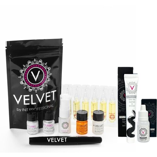 Набор Master Mini Velvet for lashes&brows Turbo масло для ресниц и бровей velvet home ботокс complex домашний уход восстанавливает структуру волоса 5 мл одна ампула