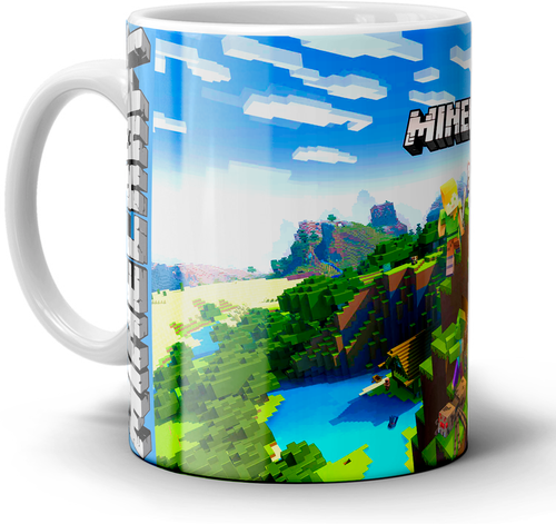 Кружка 1-st Cup детская с принтом Minecraft / Майнкрафт