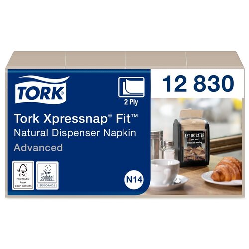 Салфетки TORK диспенсерные Xpressnap Fit®, 120 листов, 1 пачка, синий
