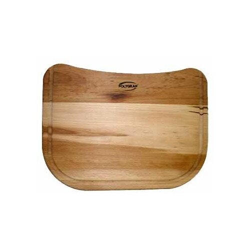 фото Разделочная доска для кухонной мойки polygran f-17, коричневый