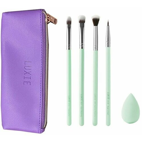 LUXIE Florals Brush Set набор кистей для макияжа кисть для нанесения теней для век sigma beauty e55 eye shading 1 шт