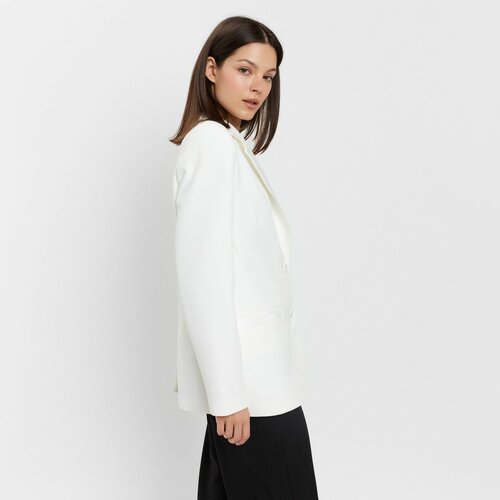 Пиджак Minaku, размер 48, белый пиджак looklikecat размер 48 белый