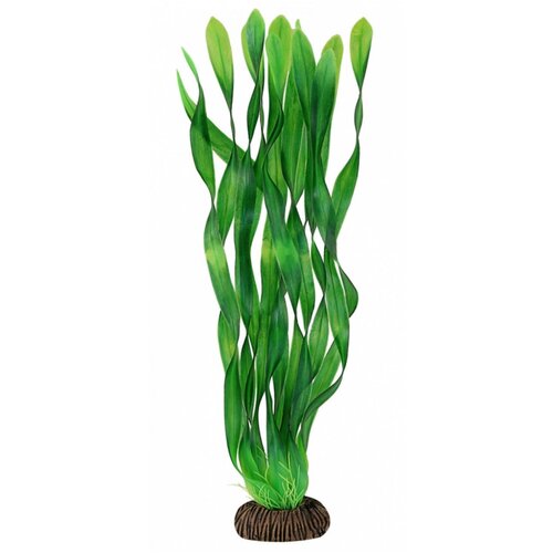 3455P Растение пласт 34см зелёное Валиснерия спираль 6 растение лисимахия зелёная пластик 34см