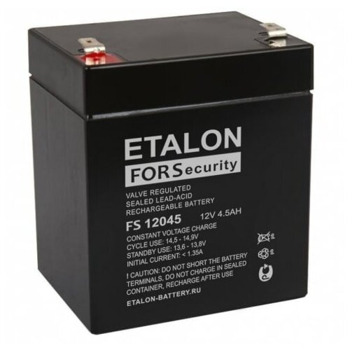 Аккумулятор FS 12В 4,5Ач 100-12/045S Etalon battery автогамак comfort address daf 045s grey