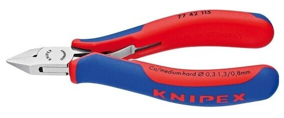 Бокорезы Knipex 7742130, для электроники, 130 mm