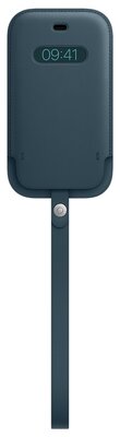 Чехол (футляр) Apple Leather Sleeve with MagSafe, для Apple iPhone 12 mini, синий балтийский [mhmq3ze/a]
