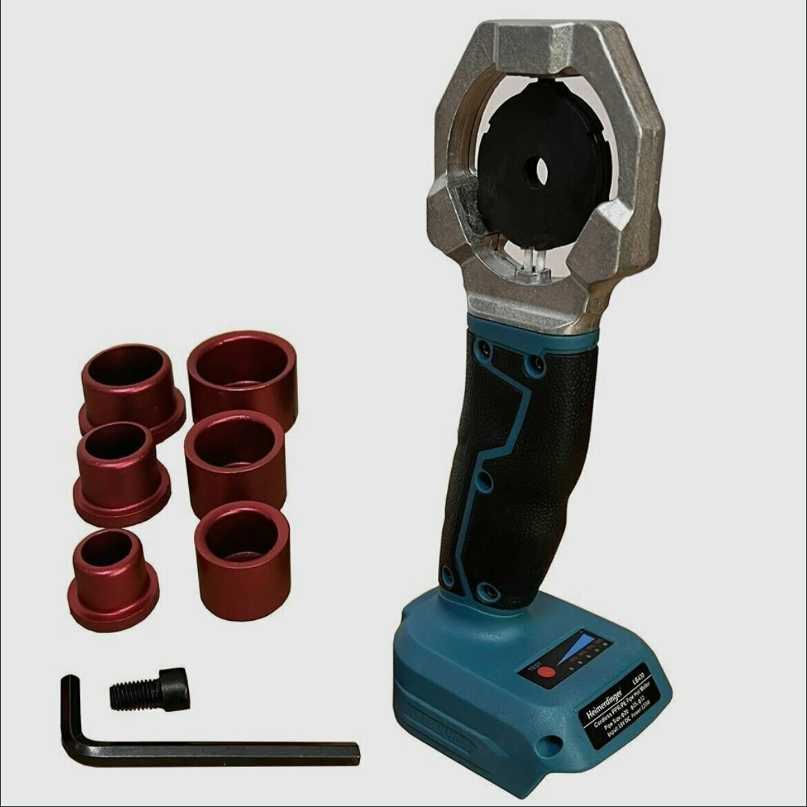 Аккумуляторный сварочный аппарат для водопроводных труб из ПЭ/ППР, 18 В Без АКБ и ЗУ