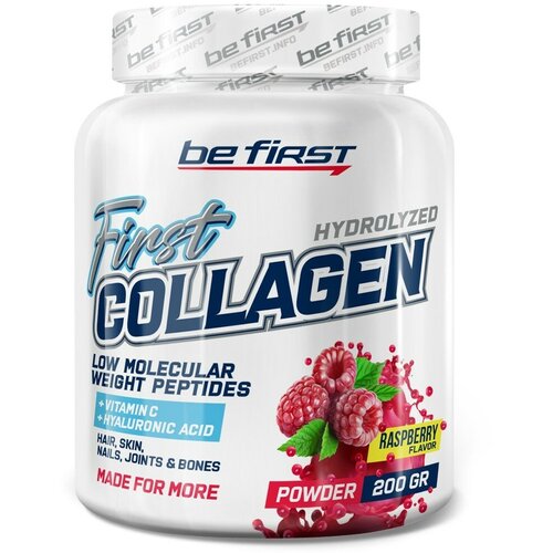 Be First COLLAGEN + Hyaluronic acid + Vitamin C (200г) Ананас коллаген гидролизованный nevo organic collagen hyaluronic acid 150 грамм малина