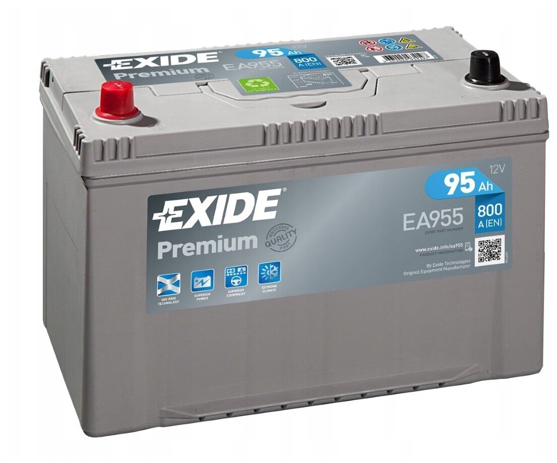 Автомобильный аккумулятор Exide Premium EA955 —  по выгодной цене .