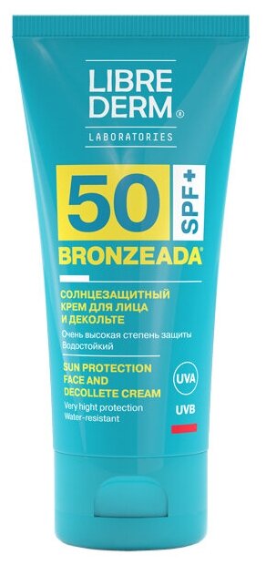 Librederm крем Bronzeada для лица и декольте SPF 50, 50 мл