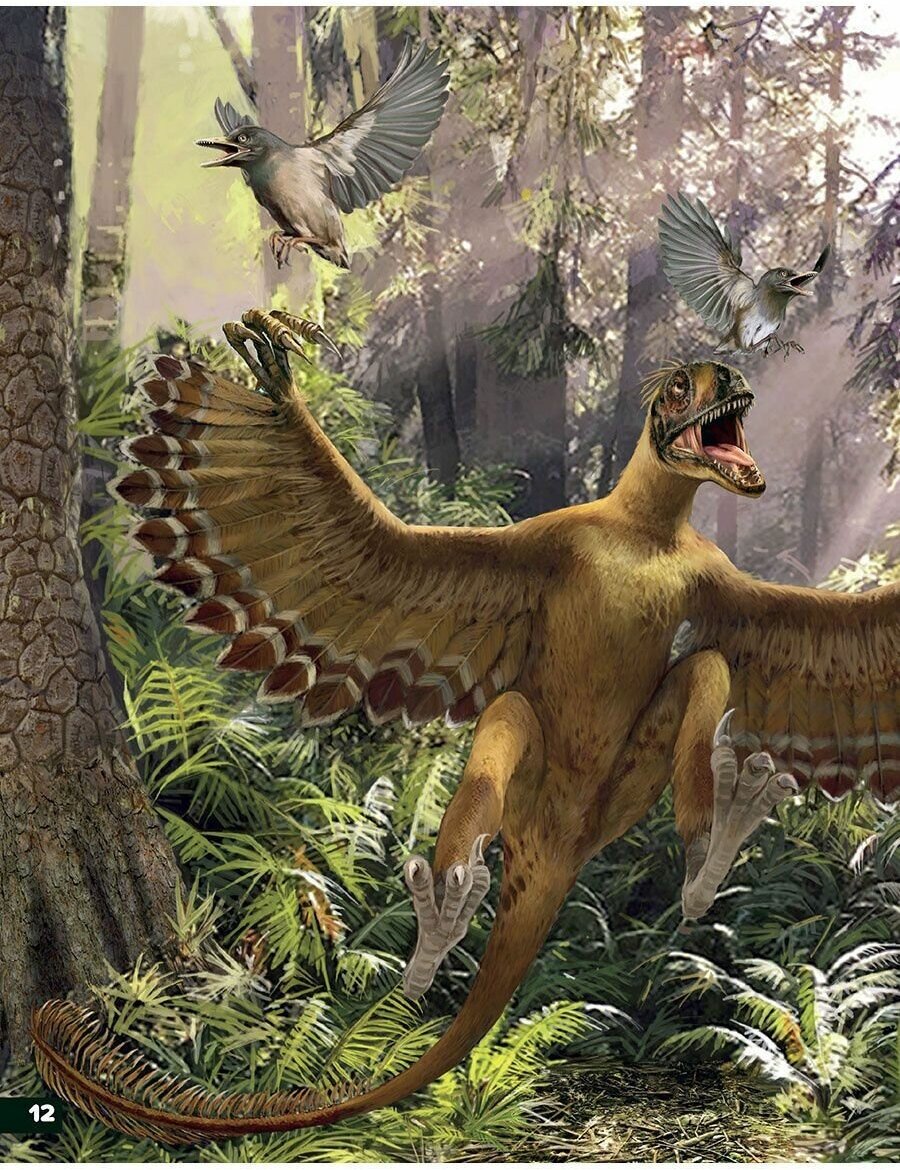 Динозавры. Охотники в лесу: тарбозавр, эораптор, кетцалькоатль - фото №10