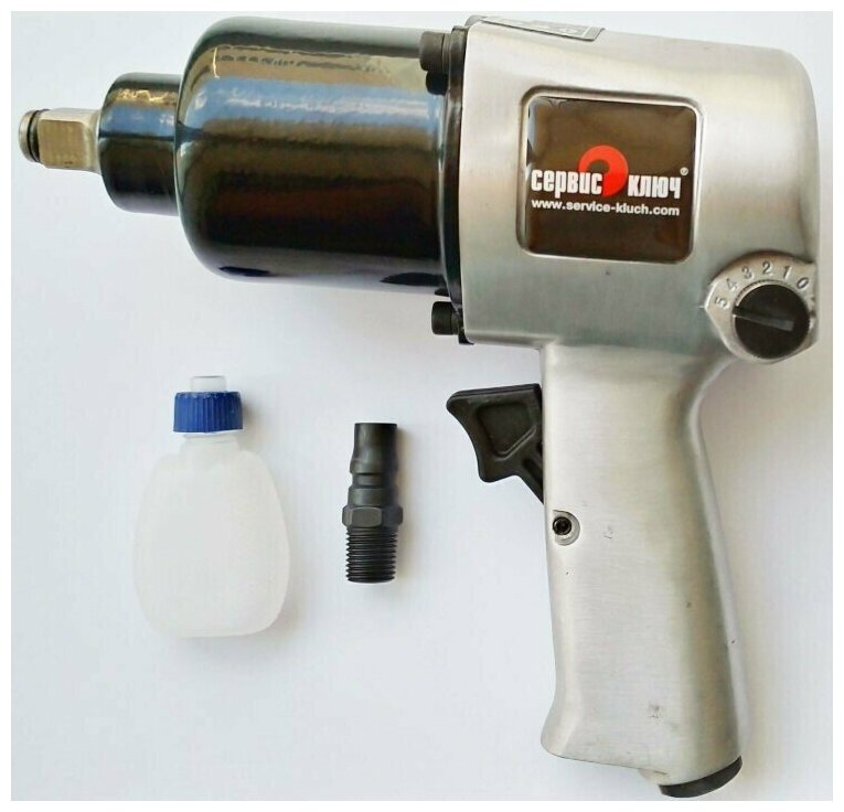 Пневмогайковерт Сервис Ключ 1/2" 770Нм (77кг/см) 75577 - фото №5