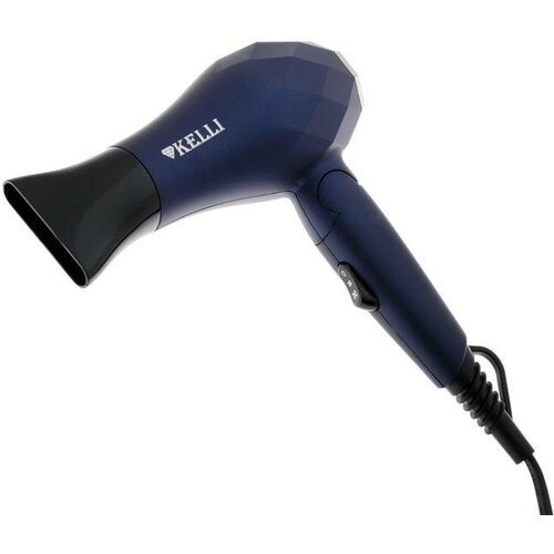 Фен KELLI KL-1124 1800 Вт 2 скорости 2 температурных режима синий 1030200₽