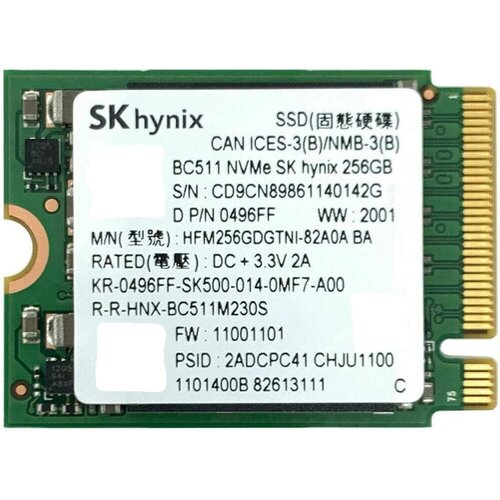 Жесткий диск Hynix 256gb SSD m.2 2230