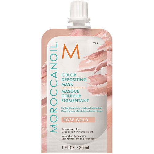 Moroccanoil Color Depositing маска тонирующая для волос Rose Gold, 30 мл, туба