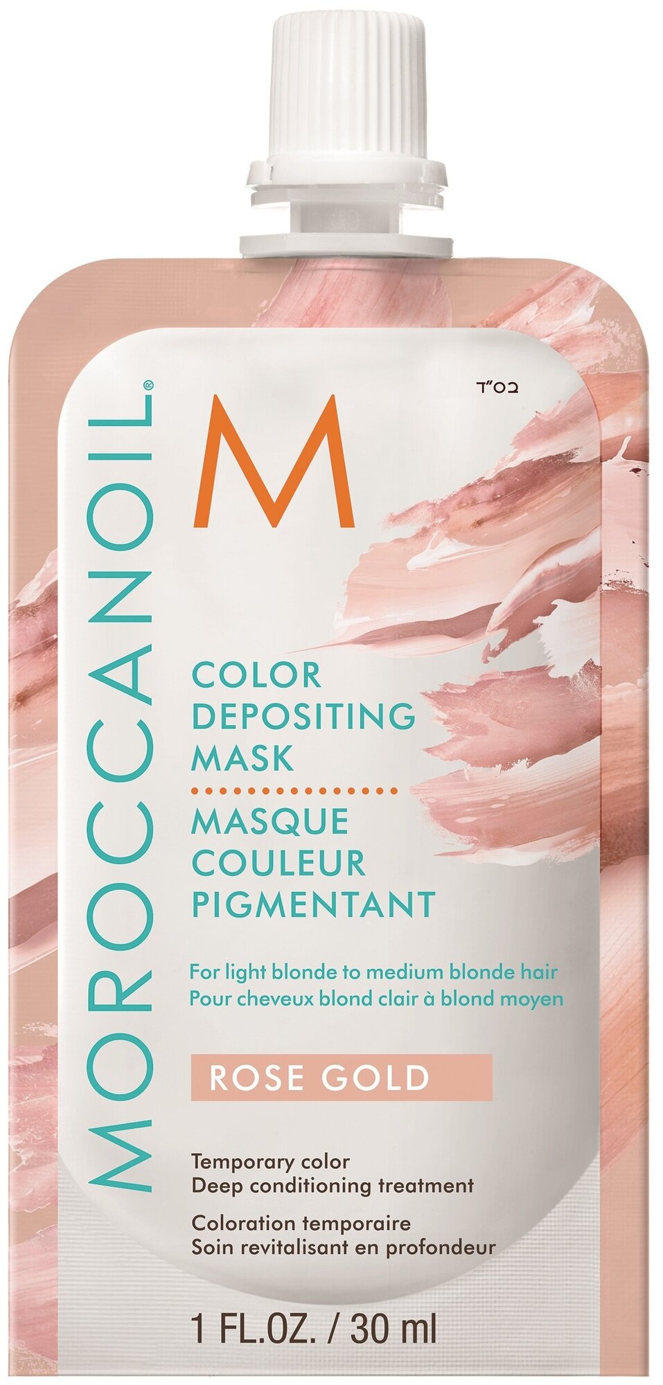 Moroccanoil Color Depositing маска тонирующая для волос Rose Gold, 30 г, 30 мл