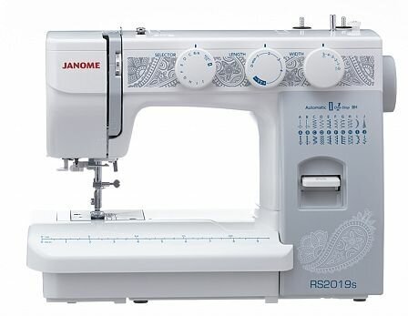 Швейная машина Janome RS2019s, белый/серый