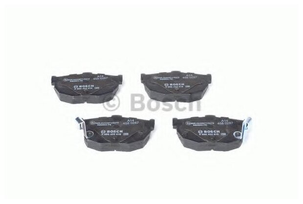 Дисковые тормозные колодки задние BOSCH 0986424418 (4 шт.)