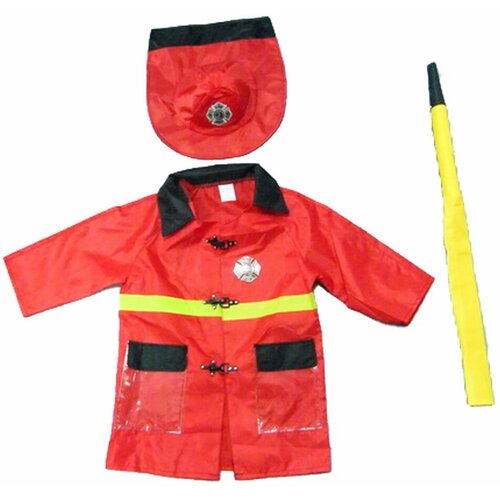Костюм детский Пожарный (116-122) костюм для девочки толстовка брюки цвет розовый рост 116 122см