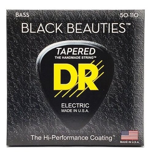 фото Dr strings bkbt-50 - black beauties струны для бас-гитары