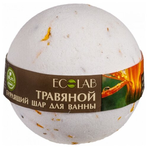 EO Laboratorie Бурлящий шар для ванны Примула и зеленый чай, 220 г, 220 мл