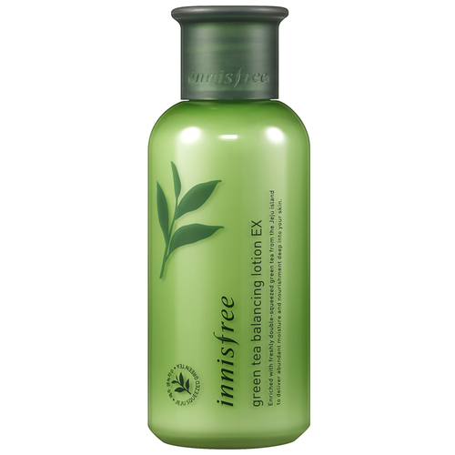 фото Балансирующий лосьон для лица с зеленым чаем innisfree green tea balancing lotion ex