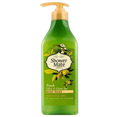 Гель для душа Shower Mate Fresh olive & green tea, 550 мл