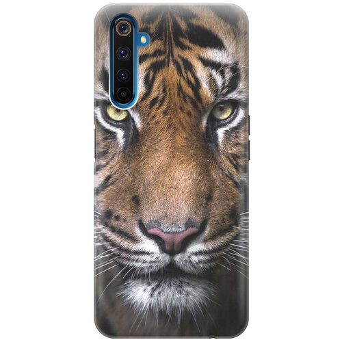 фото Re:pa чехол - накладка artcolor для realme 6 pro с принтом "тигр"