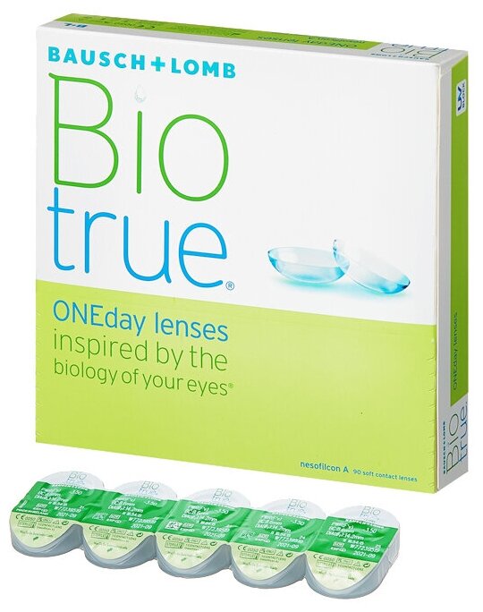 Bausch & Lomb Однодневные контактные линзы Biotrue® ONEday 90 шт (Bausch & Lomb, ) - фото №8