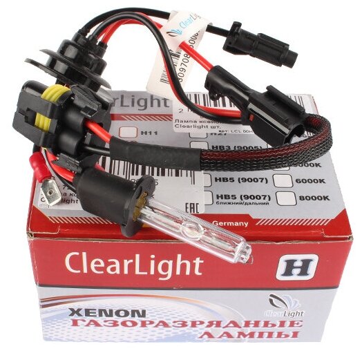 Лампа ксеноновая H3 5000K Clearlight шт