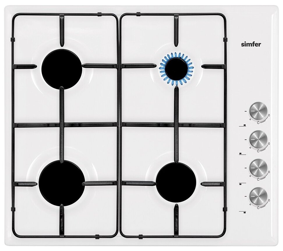 Газовая варочная панель Simfer H60Q40W470
