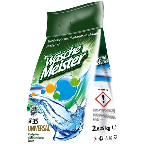 Wasche Meister Waschpulver Universal Стиральный порошок универсальный 5,25 кг на 70 стирок в мягкой упаковке