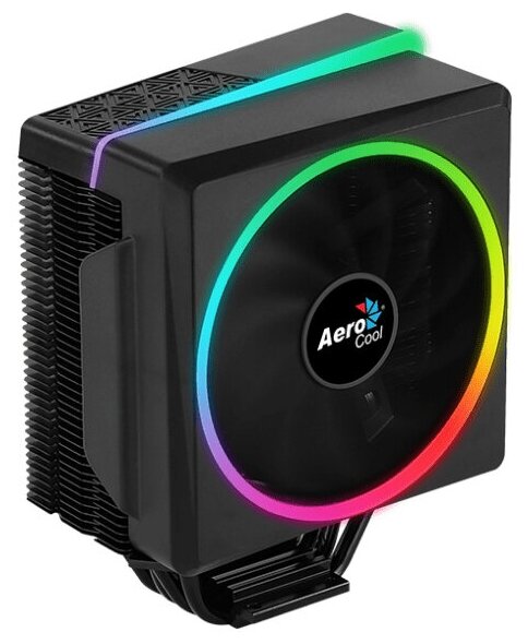 Вентилятор для процессора Aerocool CYLON 4 для Soc-FM2+/AM2+/AM3+/AM4/1150/1151/1155/4-pin PWM Al 145W RGB (CYLON 4)